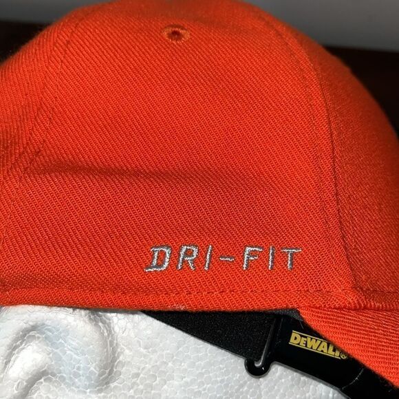 New Nike Syracuse Orange Orangemen Legacy 91 dri fit stretchfit golf cap hat S/M - Picture 3 of 4
